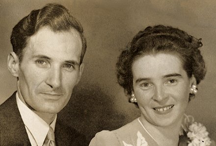 Raymond Bouchard et Mariette Laliberté en 1944