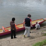 Notre canot pour le lac Tempe