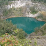 Le 3ième lac vert-bleu
