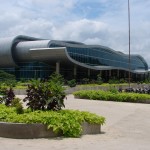 Aéroport de Labuanbajo... sans climatisation c'est très chaud là-dedans!