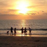 Coucher de soleil sur Bali