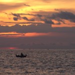 Coucher de soleil sur Bali