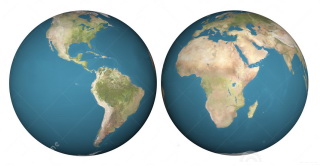 Hemisphères ouest et est